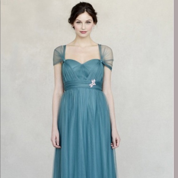 vintage teal bridesmaid dresses